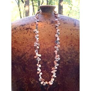 Lucas Lameth Sterling Silver and Cultured Pearl Necklace